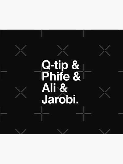 Q-Tip & Phife & Ali & Jarobi Tapestry Official A Tribe Called Quest Merch