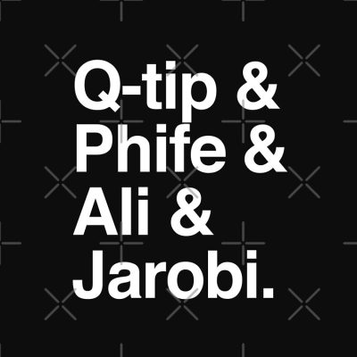 Q-Tip & Phife & Ali & Jarobi Tote Bag Official A Tribe Called Quest Merch