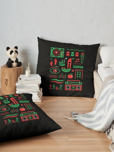 A Tribe Throw Pillow Official A Tribe Called Quest Merch