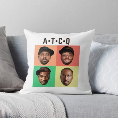 A Tribe Throw Pillow Official A Tribe Called Quest Merch