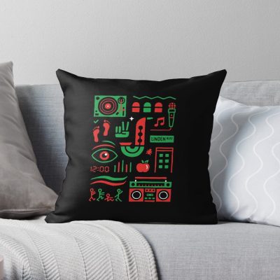 A Tribe Throw Pillow Official A Tribe Called Quest Merch